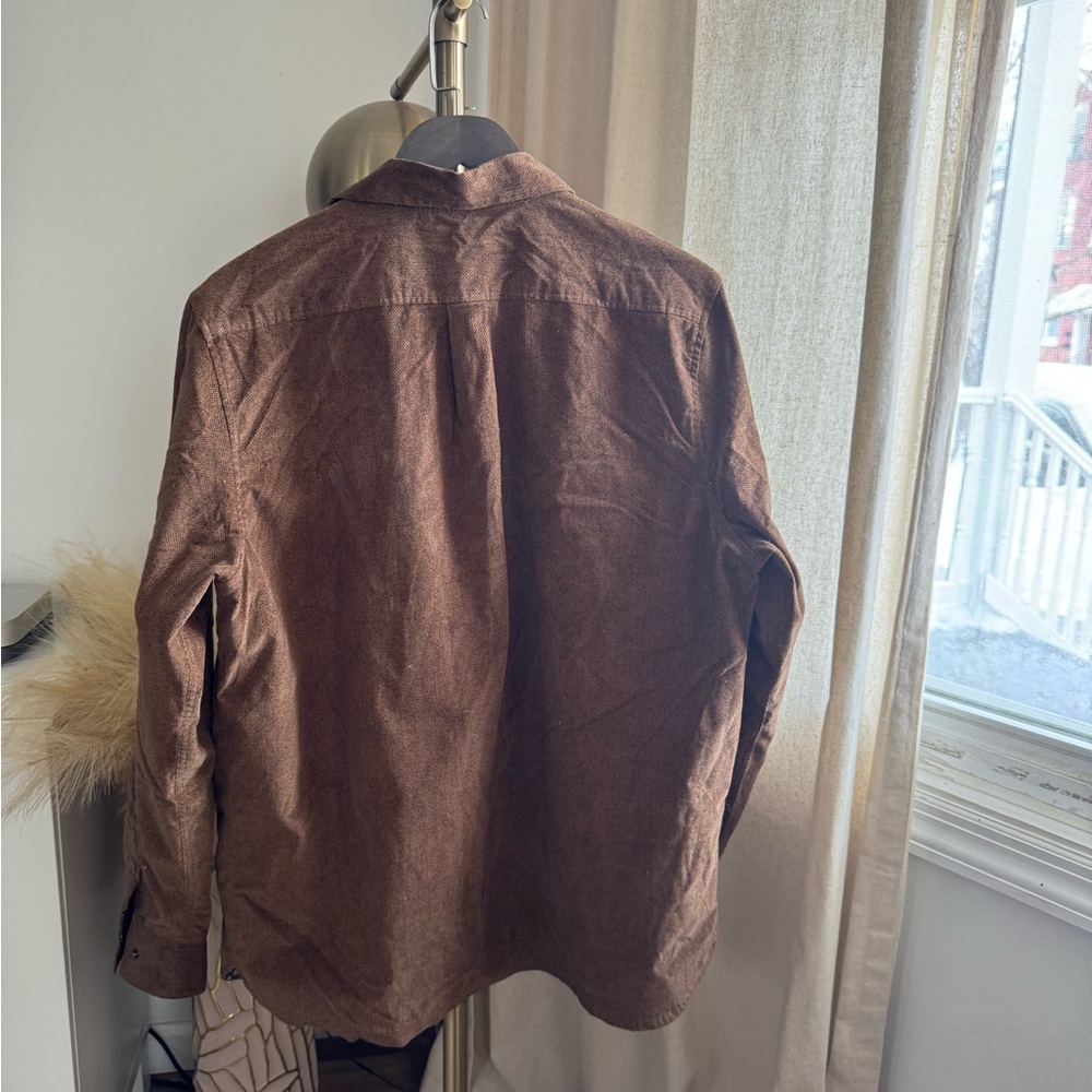 NWOT Jos. A. Bank Brown Corduroy Shirt Jacket - Picture 9 of 9